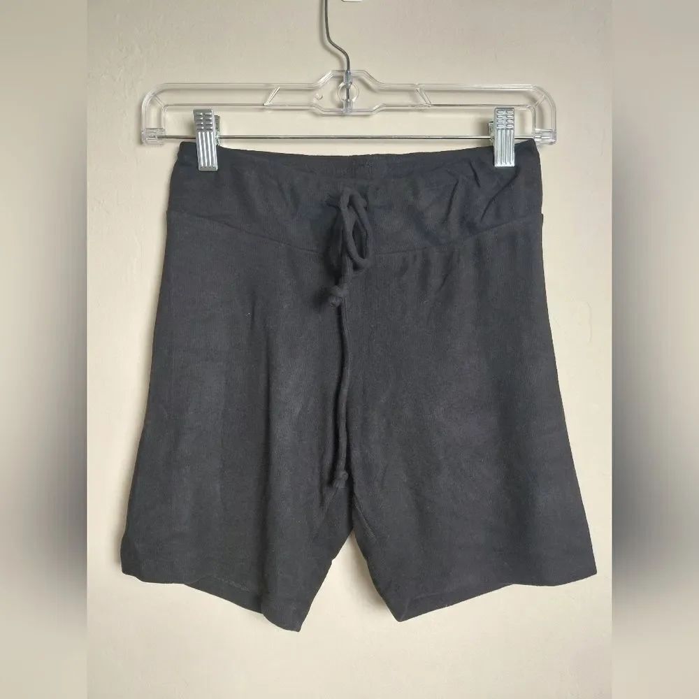 Nia Black Drawstring Shorts NWT XS